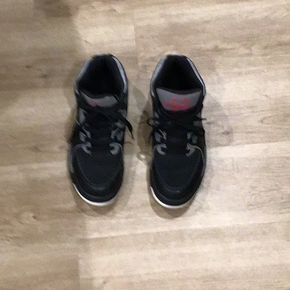 Nike Air Flight size 7.5 black/grey retro 2012 306252-062 used good condition - Picture 2 of 10